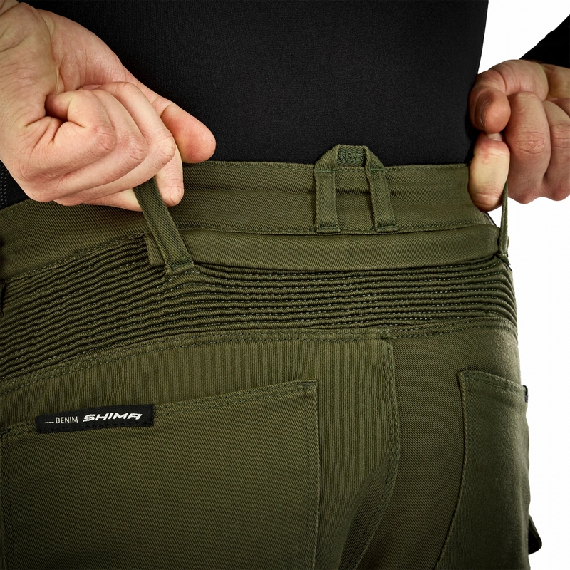 Shima Giro 3.0 удължени мотоциклетни панталони каки