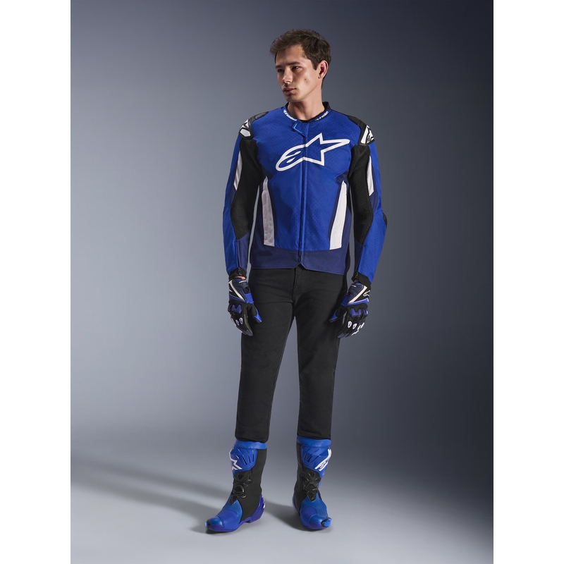 Мотоциклетно яке Alpinestars T-GP Air, синьо-бяло-черно