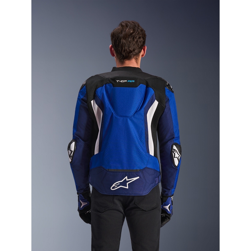 Мотоциклетно яке Alpinestars T-GP Air, синьо-бяло-черно