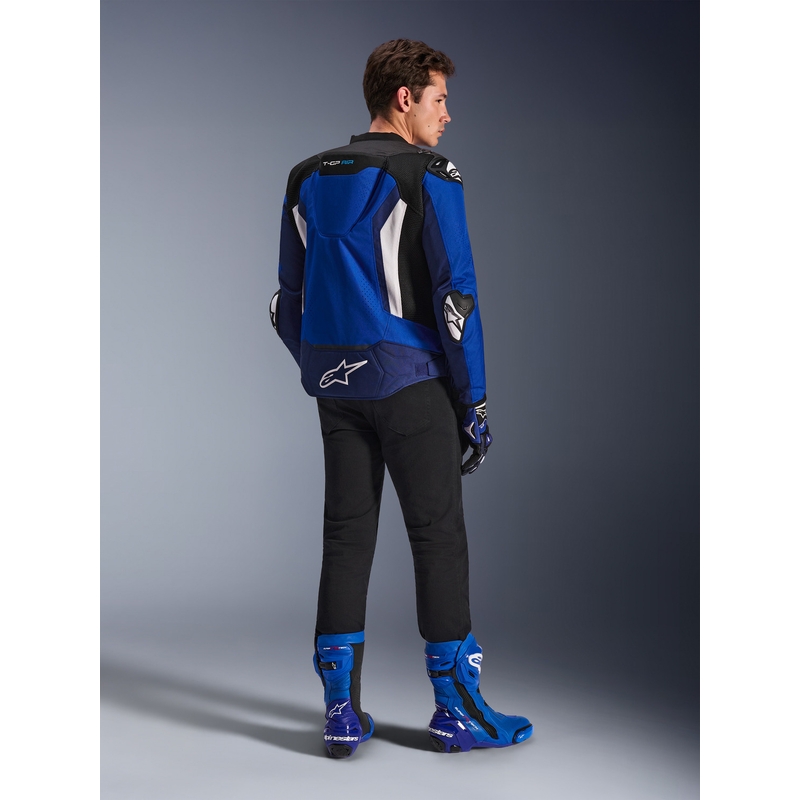 Мотоциклетно яке Alpinestars T-GP Air, синьо-бяло-черно