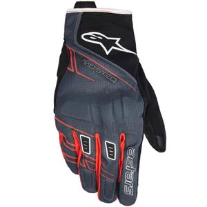 Мото ръкавици Alpinestars MOBLAST WATERPROOF черно-антрацитно-оранжеви