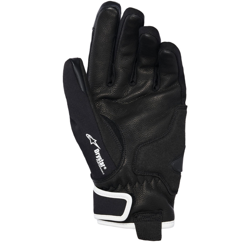 Дамски мотоциклетни ръкавици Alpinestars STELLA MOBLAST WATERPROOF, черно-бели, почти бели