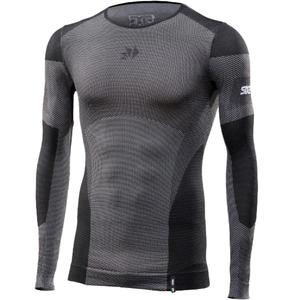 Функционална тениска с дълъг ръкав SIXS BT TS2L V2, черна карбонова