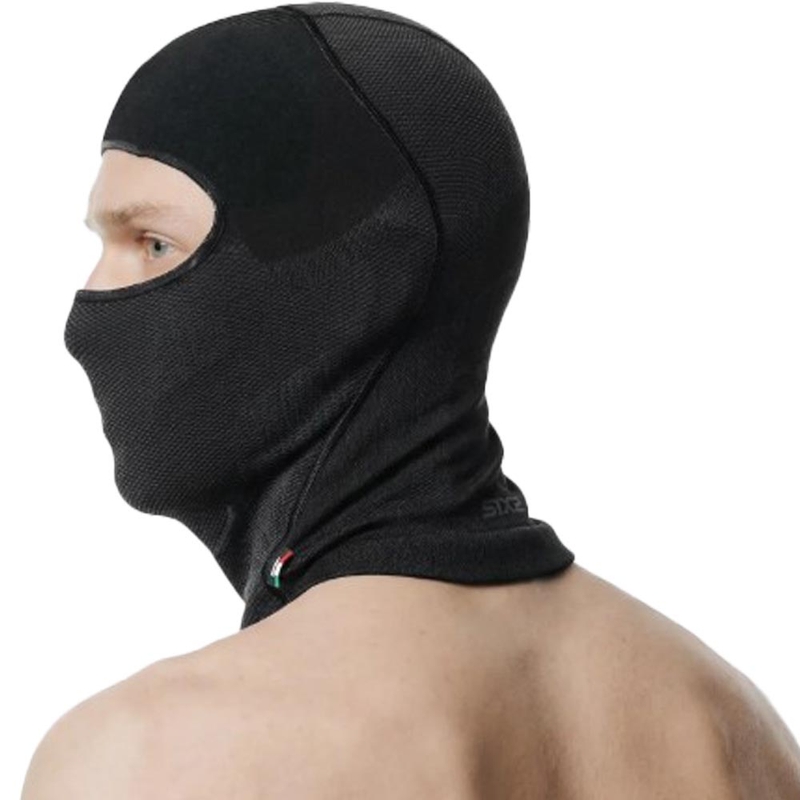 Качулка за каска SIXS BT DBXL V2 черно-тъмно сиво