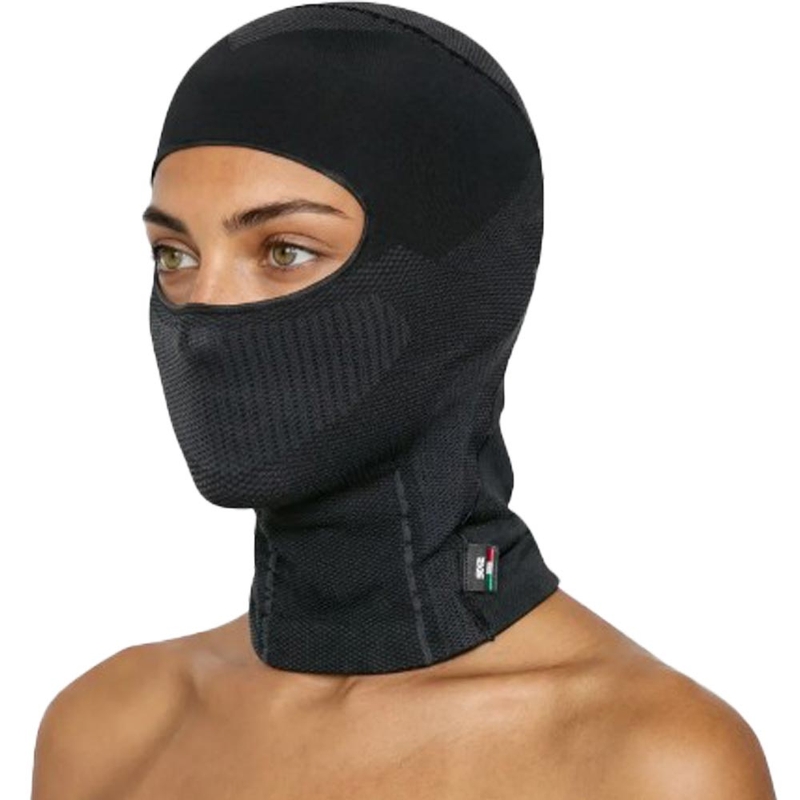 Качулка за каска SIXS BT DBXL V2 черно-тъмно сиво