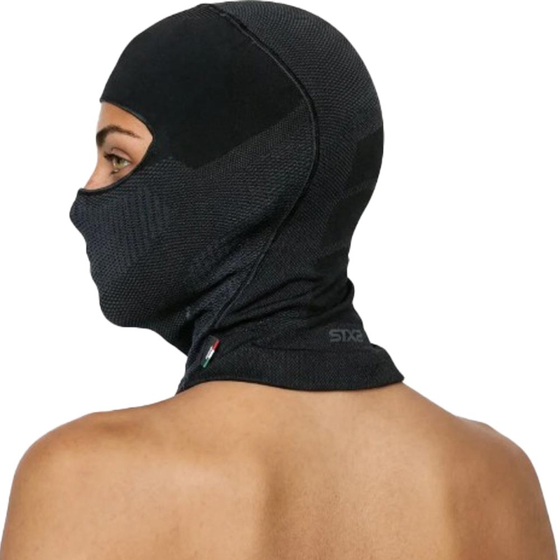 Качулка за каска SIXS BT DBXL V2 черно-тъмно сиво