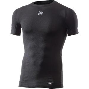 Функционална риза с къс ръкав SIXS TS1 V2, черна