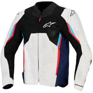 Яке за мотоциклет Alpinestars AST V3 Air, бяло-синьо-червено-черно