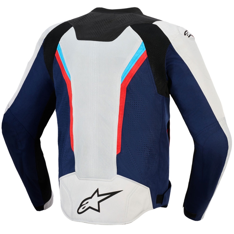 Яке за мотоциклет Alpinestars AST V3 Air, бяло-синьо-червено-черно