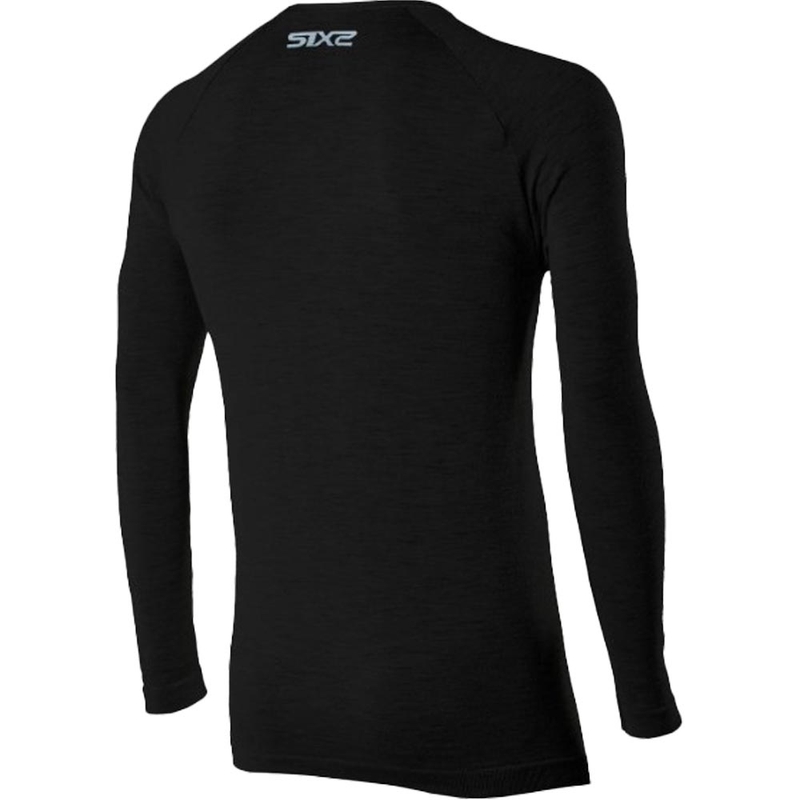 Термо тениска с дълъг ръкав SIXS TS2 MERINOS черна