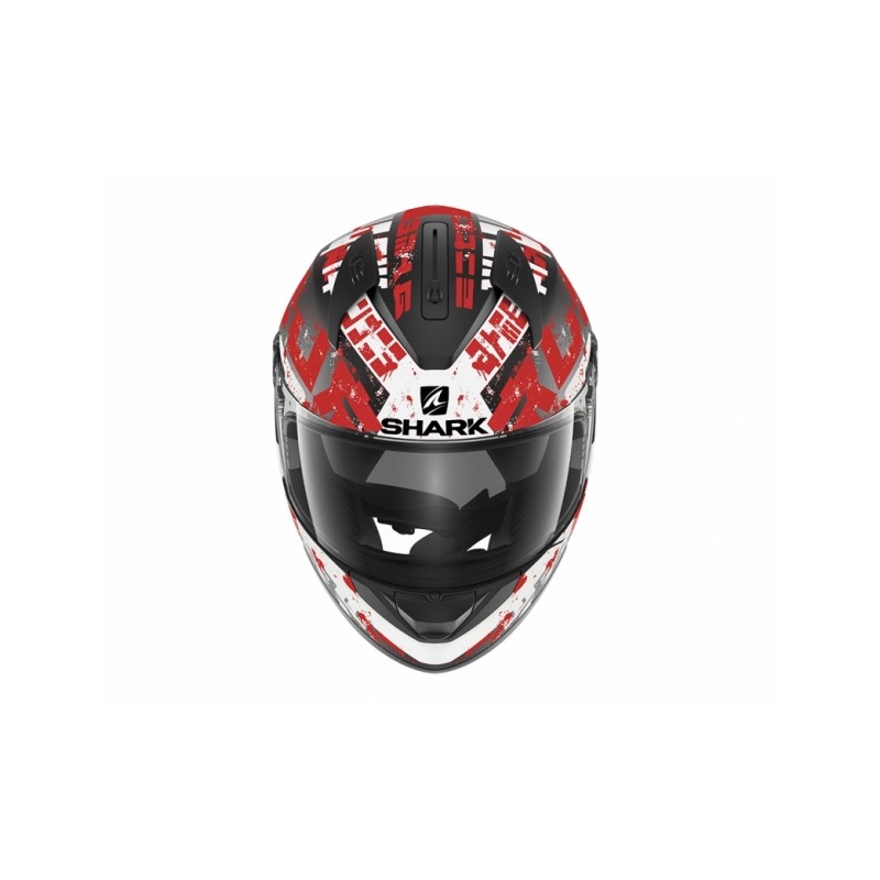 Integrální přilba SHARK RIDILL Kengal Mat černo-bílo-červená