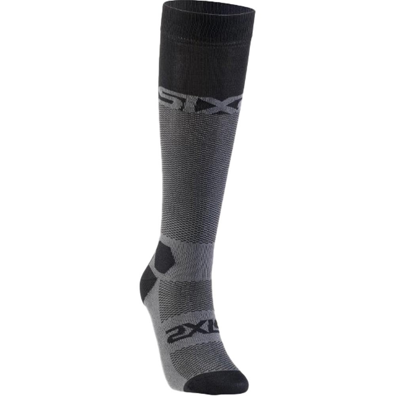 Функционални чорапи до коляното SIXS LONG RACING V2 черно-сиви