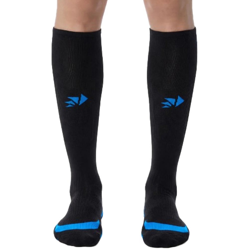 Функционални чорапи до коляното SIXS MOT V3 черно-синьо