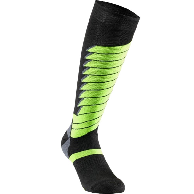 Функционални чорапи до коляното SIXS SPEED V3 черно-зелени