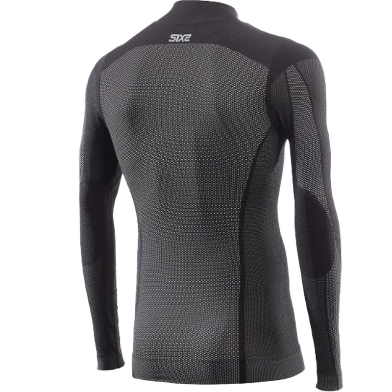 Функционална тениска с дълъг ръкав SIXS TS3 V2, черна карбонова