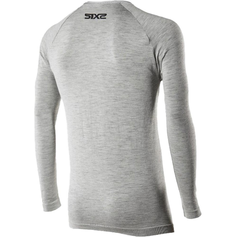 Термо тениска с дълъг ръкав SIXS TS2 MERINOS сива
