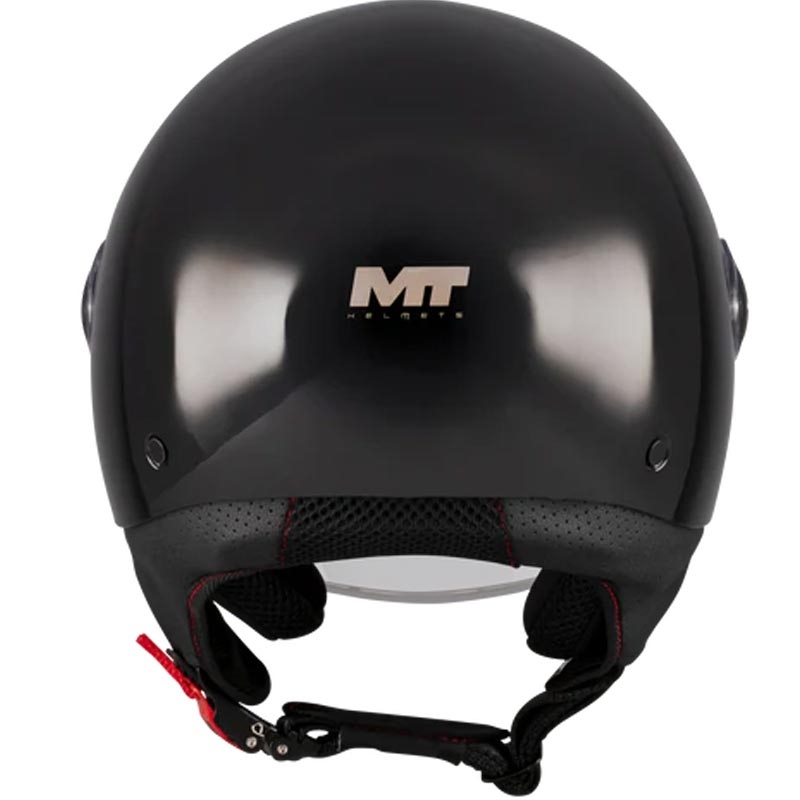 Отворена мотоциклетна каска MT Street S Pure A1 черна