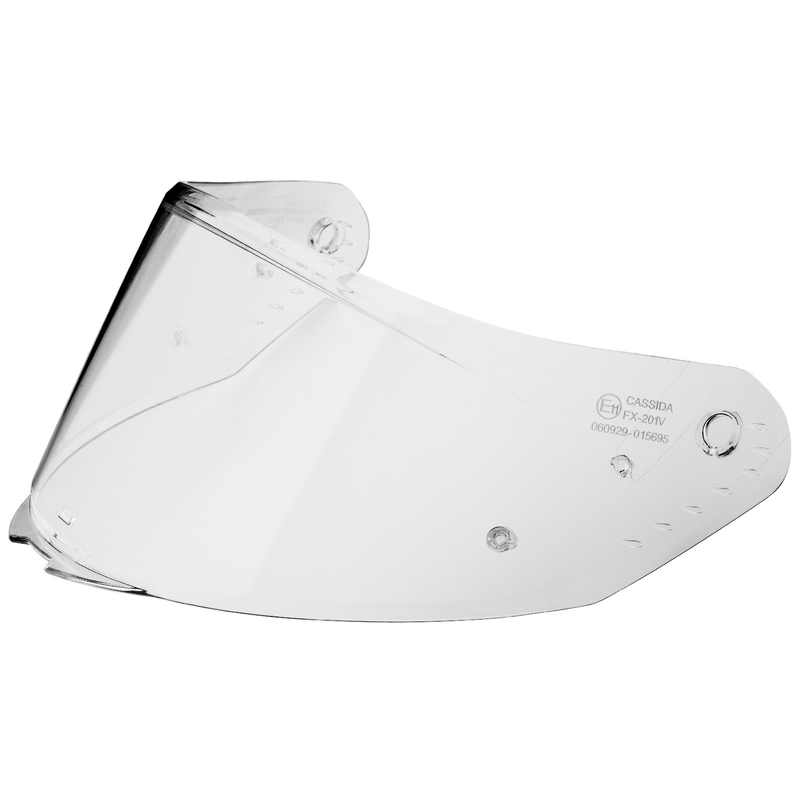 Козирка за каски Cassida AERO с подготовка за Pinlock, прозрачна