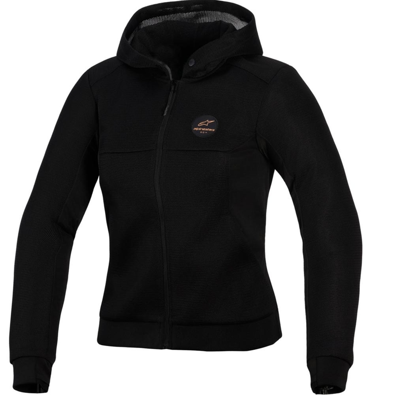 Дамско мотоциклетно яке Alpinestars Stella Chrome Superairflow, черно-медно