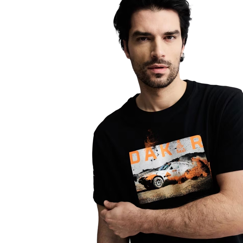 Черна тениска Dakar Ride A