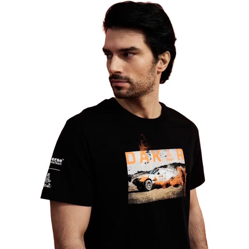 Черна тениска Dakar Ride A