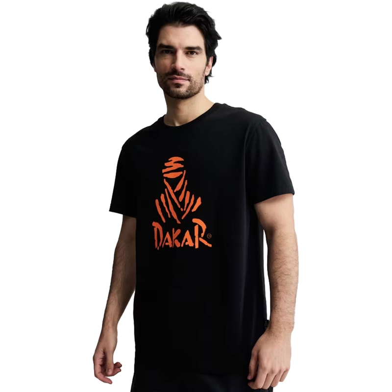 Тениска Dakar Logo 263 черна