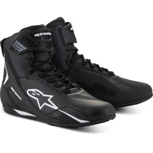 Мотоциклетни ботуши Alpinestars Faster-4 черно-бели
