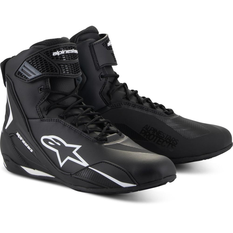 Мотоциклетни ботуши Alpinestars Faster-4 черно-бели