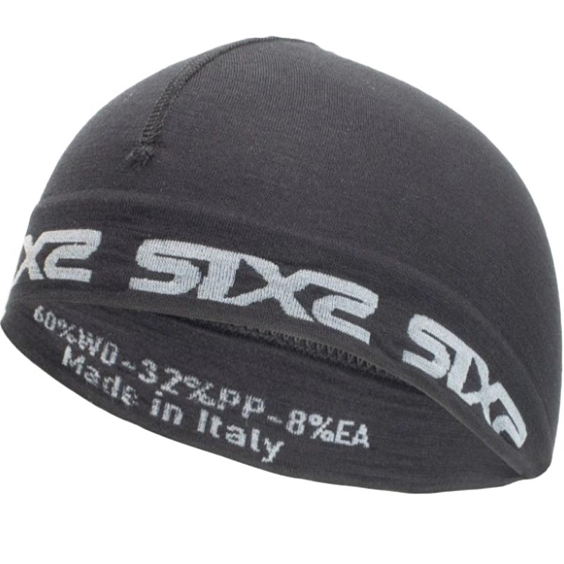 Мериносова шапка SIXS SCX Merinos черна
