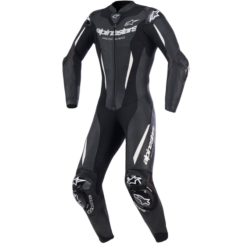 Дамски едноделен кожен мотоциклетен костюм Alpinestars Stella GP-R7, черен