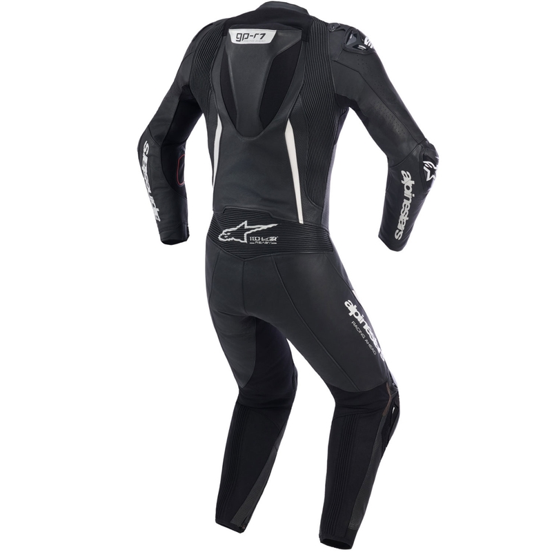 Дамски едноделен кожен мотоциклетен костюм Alpinestars Stella GP-R7, черен