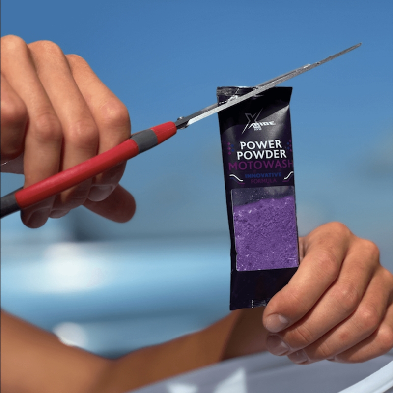 Прахообразен шампоан за мотоциклети XzoneRide® Power Powder-Moto Wash 60 г