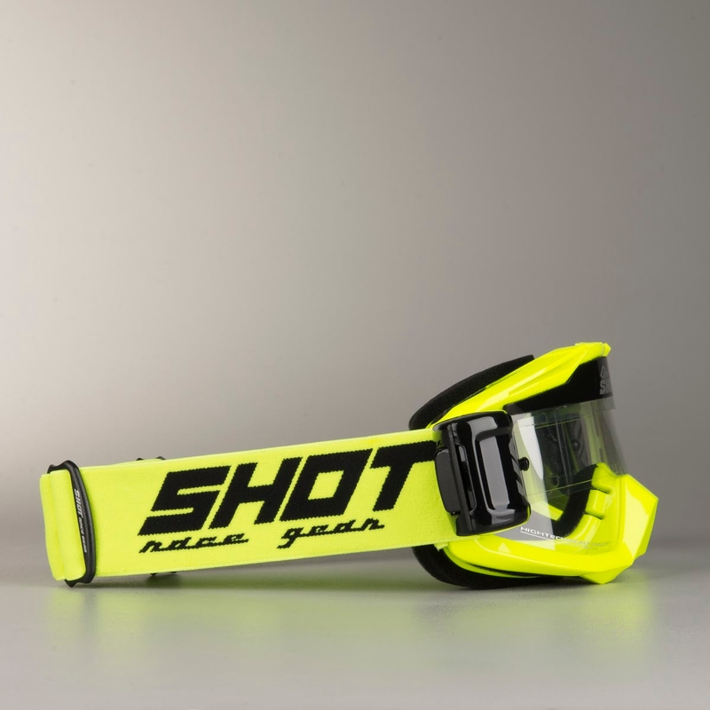 Motokrosové brýle Shot Assault Roll-Off fluo žluté