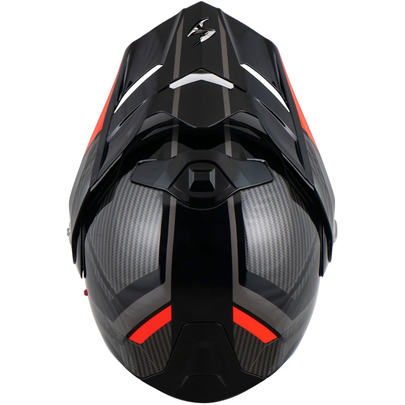 Scorpion ADX-2 LEWIS Мотоциклетна каска с отваряща се конструкция черно-червена