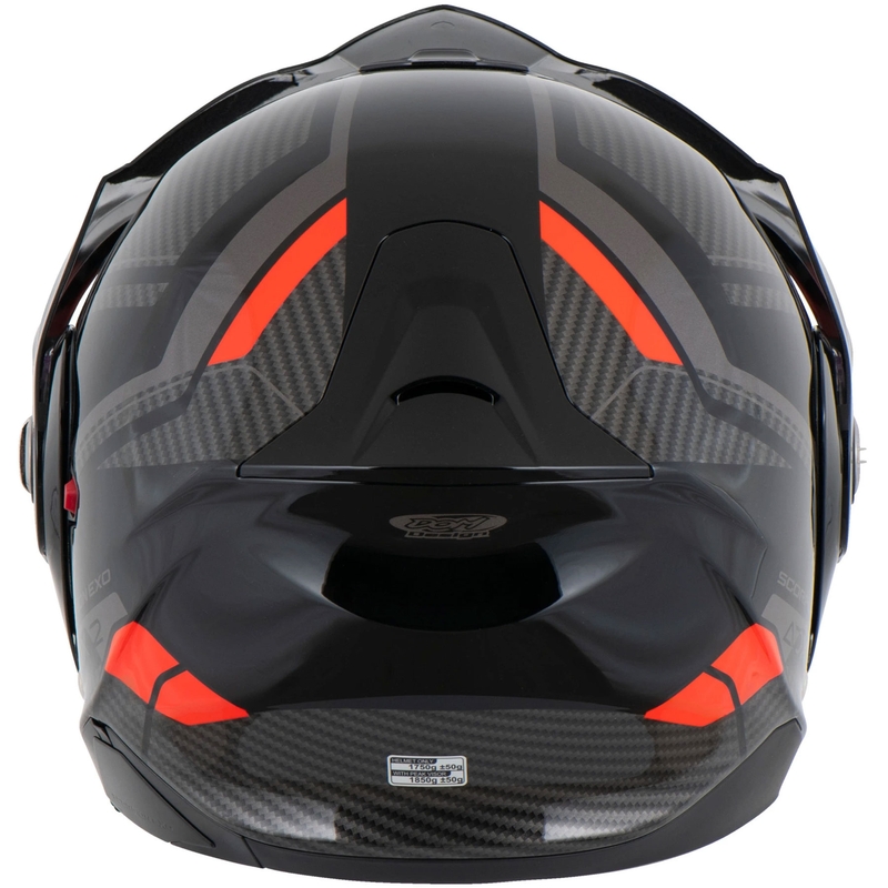 Scorpion ADX-2 LEWIS Мотоциклетна каска с отваряща се конструкция черно-червена