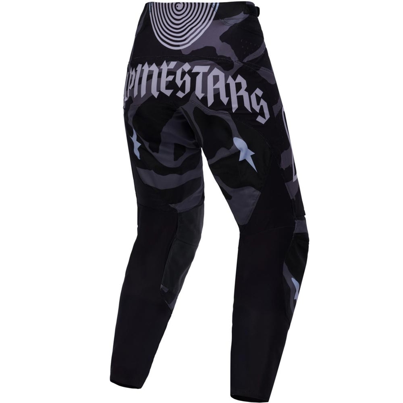 Мотокрос панталони Alpinestars Techstar limited edition Beast Coast, сиво-черно-оранжеви