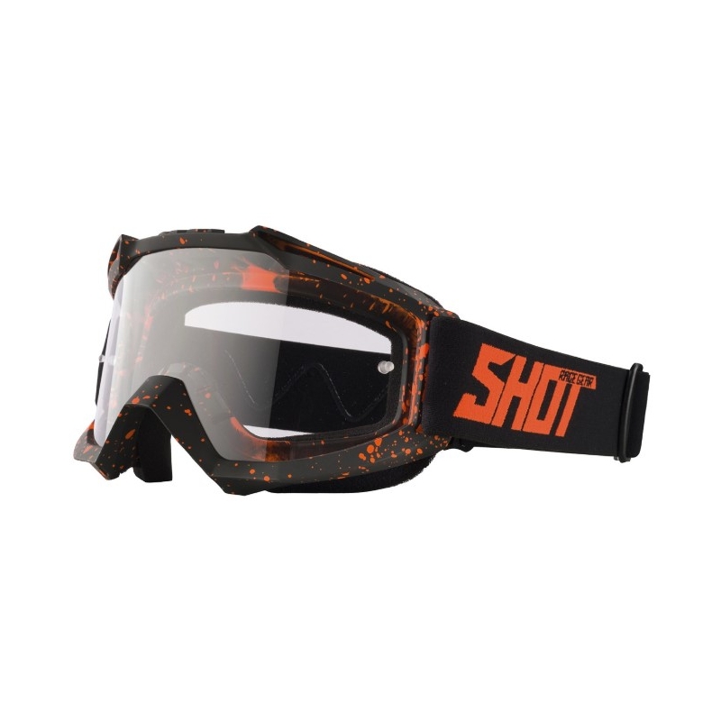 Motokrosové brýle Shot Assault Drop fluo oranžové