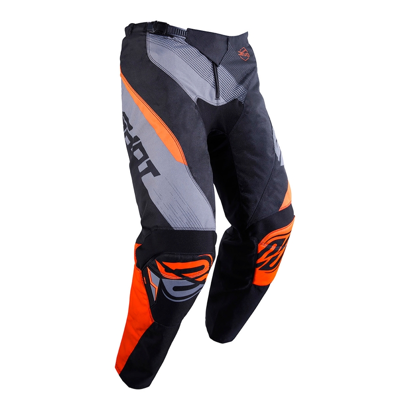 Motokrosové kalhoty Shot DEVO Ultimate černo-fluo oranžové výprodej