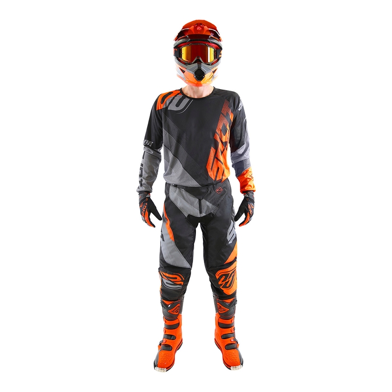 Motokrosové kalhoty Shot DEVO Ultimate černo-fluo oranžové výprodej