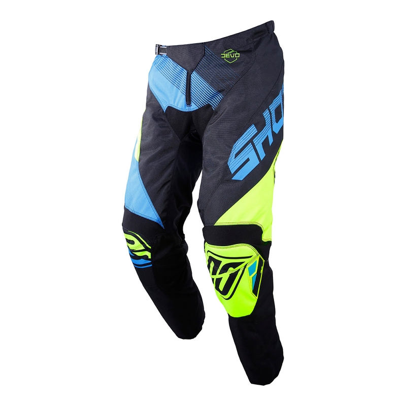 Motokrosové kalhoty Shot DEVO Ultimate modro-fluo žluté výprodej