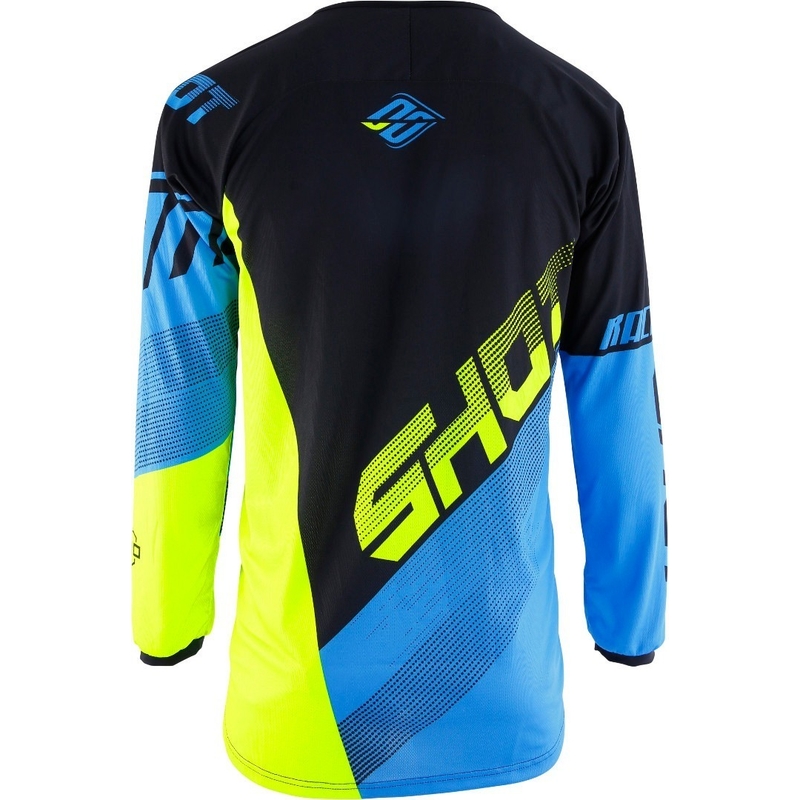 Motokrosový dres Shot DEVO Ultimate modro-fluo žlutý výprodej
