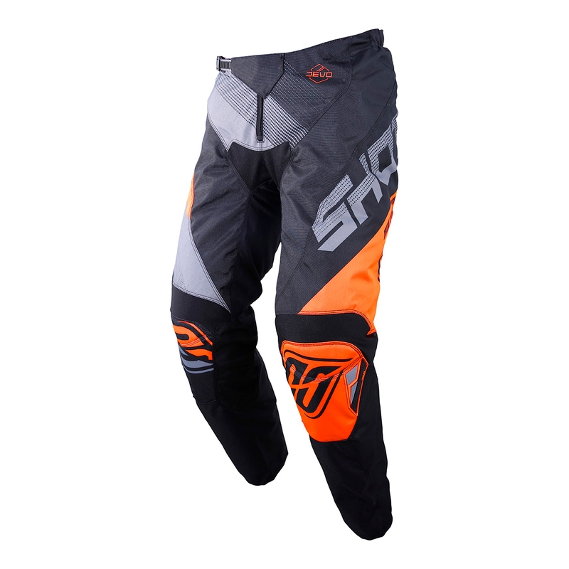 Dětské motokrosové kalhoty Shot DEVO Ultimate černo-fluo oranžové výprodej