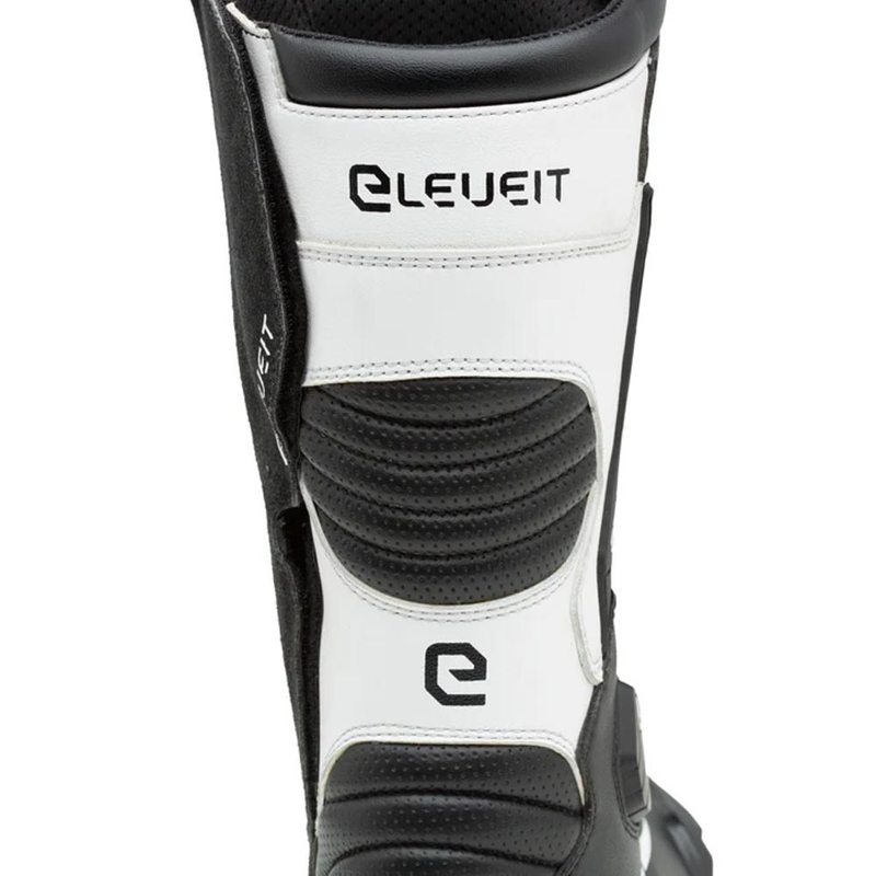 Мотоциклетни ботуши Eleveit ST-01 черно-бели