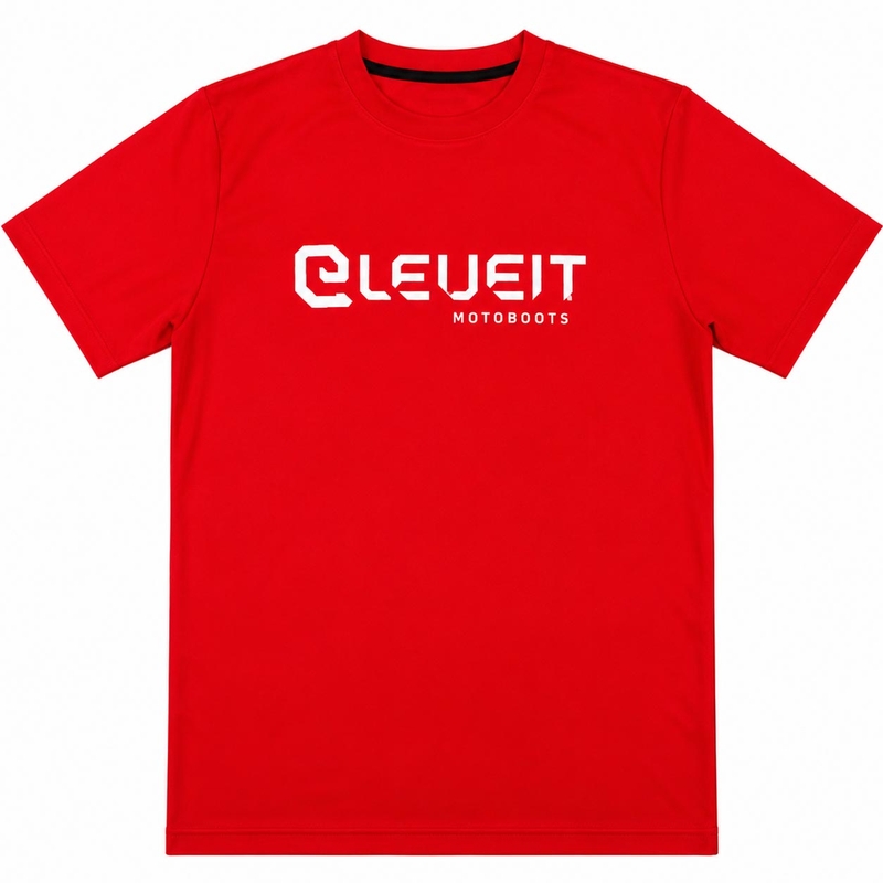 Тениска Eleveit Logo червена