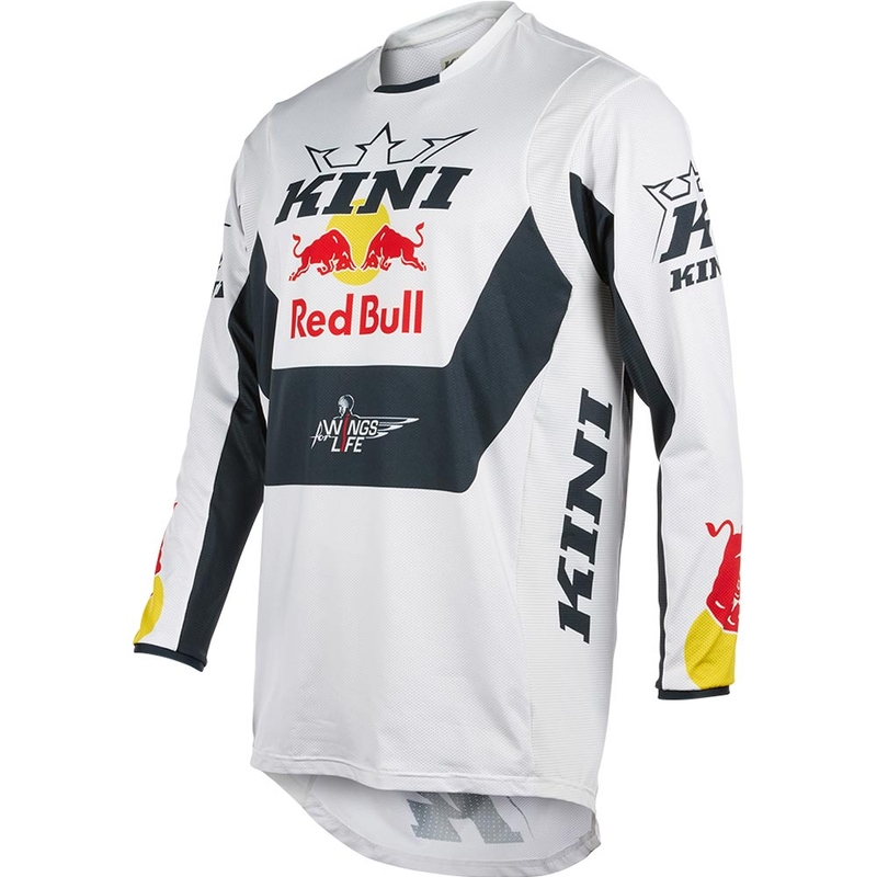 KINI Red Bull MXC 1.0 мотокрос фланелка бяла