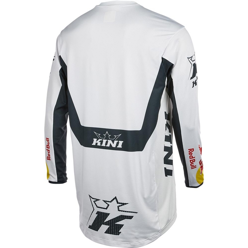 KINI Red Bull MXC 1.0 мотокрос фланелка бяла