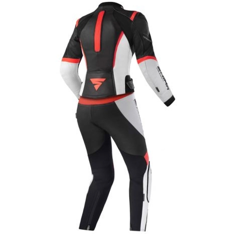 Дамски мотоциклетен комбинезон Shima Miura 2.0 Black-White-Fluo Red