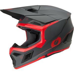 Мотокрос каска O´Neal 3SRS E-stroke матово сиво-червена