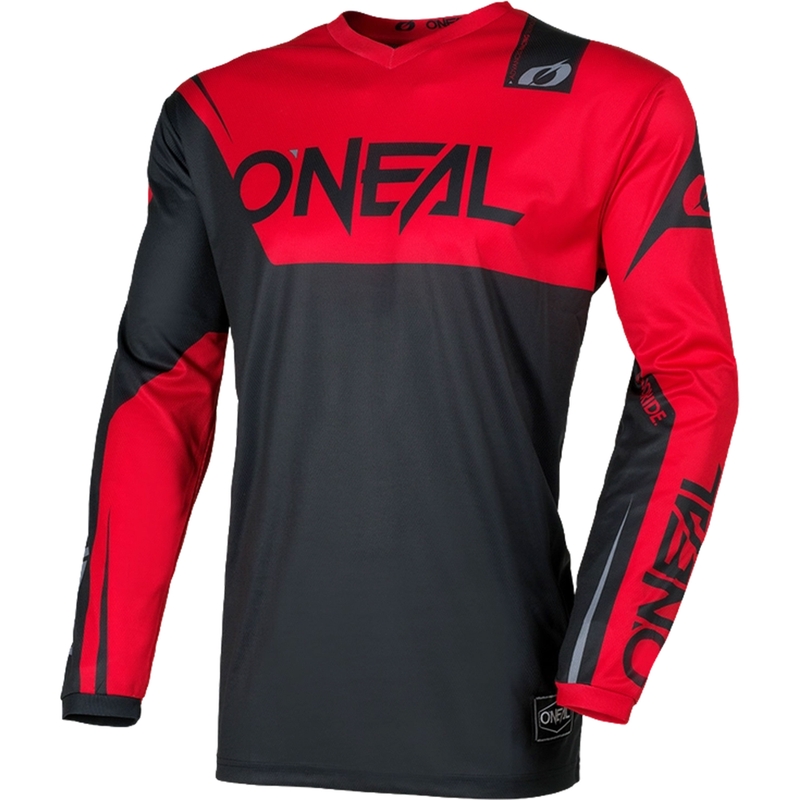 Мотокрос фланелка O'Neal Element Racewear черно-червена