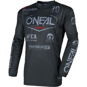 Мотокрос фланелка O'Neal Element Brand черно-сива